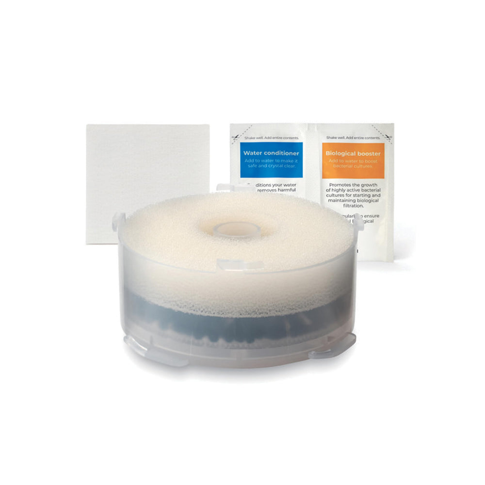 biOrb Service Kit White packaging highlighting all-in-one maintenance for easy aquarium care