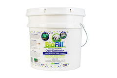 BioTurf application being spread into artificial turf for odor improvement