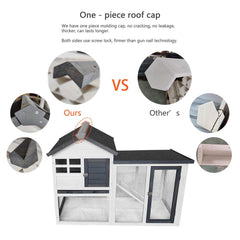 BIRASIL pull-out tray close-up on gray hutch for easy cleaning