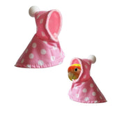 Bird clothes for parrots pink medium front view shows cozy fit for daily wear
