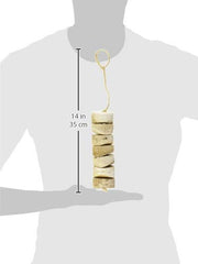 Bird Kabob Original 4 Pack closeup — natural wood toy that helps reduce boredom and supports calm behavior.