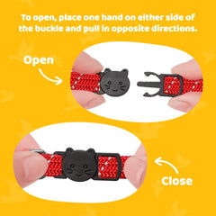 BirdsBeSafe elastic stretch collar allows comfortable movement during play.
