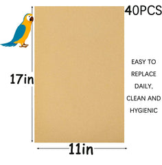 Birheatry gravel paper cut-to-fit image—easy size trimming for a snug cage liner.