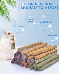 Bissap bunny chew sticks rose flavor promote foraging and curiosity.