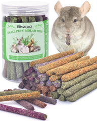 Bissap bunny chew sticks with Timothy hay support dental health and natural foraging.