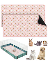 Bissap guinea pig cage liner 2-pack pink ready for quick changes and clean cages.
