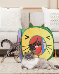 Bissap Pop Up Cat Cube washable-fabric: hair-resistant and quick hose-off cleaning.