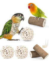 Bissap small-parrot-toys sola-balls offer natural chewing entertainment for parrots.