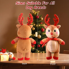 BitPeUG Deer Christmas toy with removable scarf supports seasonal tug games.