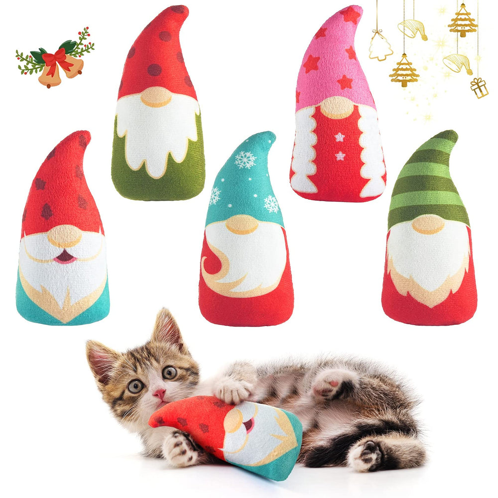 Biubiucat Christmas catnip toy Santa pack ready for joyful play and festive purrs.