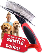 Bixy Pixy dog slicker brush large ball-tipped pins for gentle detangling and comfort.
