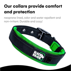 Black Rhino collar weatherproof construction stands up to rain and mud