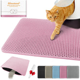 BlissStorm waterproof litter mat with double-layer design for quick litter separation.