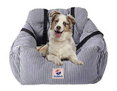 Bloblo dog car seat booster front view keeps pets secure during car trips.