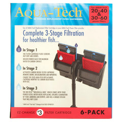 BlossomZ Aqua-Tech EZ-Change cartridge fits 20-40-60 gallon filters for convenience