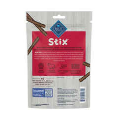 Blue Buffalo Stix Beef Recipe rolling treats close-up emphasizes soft-moist texture ideal for rewards