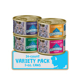 Blue Buffalo Wilderness chicken pate can; protein-rich meal for an active adult cat