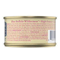 Blue Buffalo Wilderness Kitten Salmon First Ingredient highlight for protein-rich appetite and flavor.