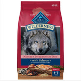 Blue Buffalo Wilderness Salmon First Ingredient fuels lean muscle and natural energy.