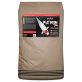Blue Ridge Koi Food 50lb bag with premium pellets for pond nutrition.