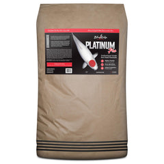 Blue Ridge Koi Food 50lb bag with premium pellets for pond nutrition.