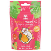 Blue River Diets Crested Gecko Diet Mango Madness packshot highlighting complete gecko food with high fruit content.