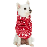 Blueberry Pet multi-functional Christmas neck warmer with reindeer pattern for cozy wear