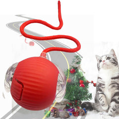 blueypet Automatic Interactive Rolling Ball front view shows engaging motion for mental stimulation.
