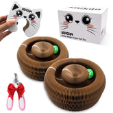 BluGun cat accordion toy flat view promotes daily play and exercise