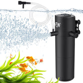 BlueYu aquarium-filter-assembly-view highlights easy setup and reliable filtration.