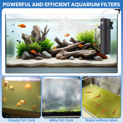 BlueYu submersible-pump-inside-tank captures quiet, continuous water movement.