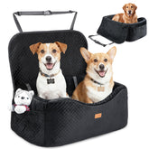 BLVRYVIO dog car seat large dogs up to 60 lbs with 4-inch memory foam for comfort