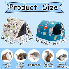 BMMN guinea pig hideout pack side view — durable, easy-to-clean design