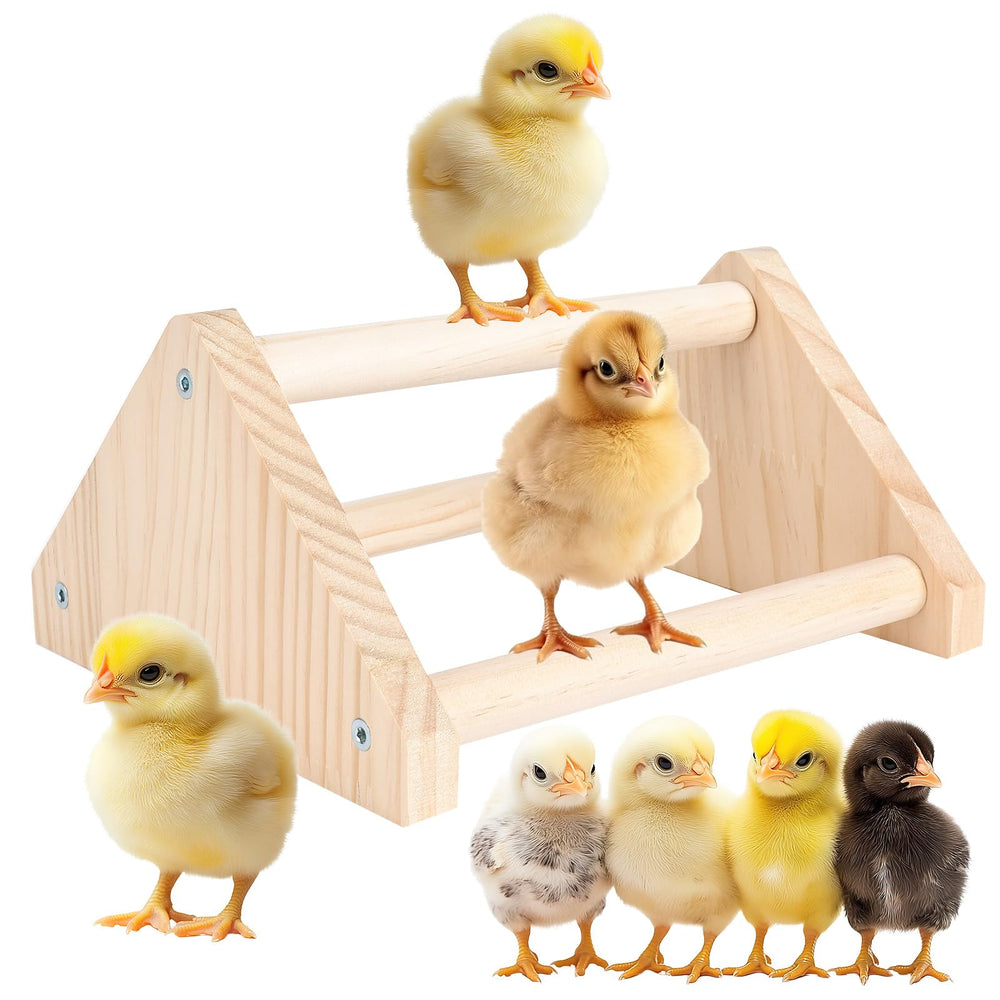 Bneykrir natural pine chicken roosting perch ideal for chicks and small birds.
