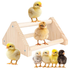 Bneykrir natural pine chicken roosting perch ideal for chicks and small birds.