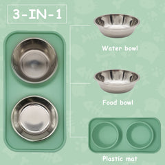 BNOSDM detachable dishwasher-safe bowls for easy cleaning