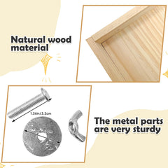 BNOSDM wooden-bird-feeder-box-cleaning simplifies care with a quick rinse.