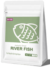 BNYEE Dried River Fish packaging highlights protein-rich pet snack