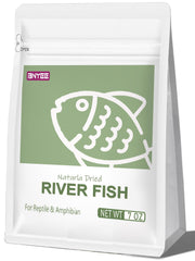 BNYEE Dried River Fish packaging highlights protein-rich pet snack