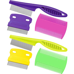 Boao 6-piece pet lice combs packaging, ready for grooming routine
