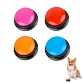 BoArt voice recording button front view as a pet training aid