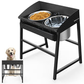 Bobbie & Laxi elevated dog bowl stand promotes comfortable feeding posture for large breeds.