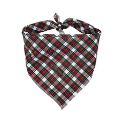 Bobo Rainbow Christmas dog bandana in soft cotton for comfortable wear.