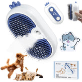 Bobopal Cat Steam Brush demonstrates 3-in-1 grooming for indoor cats.