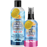 Bodhi Dog baby powder scented cologne 4oz bottle for fresh smelling pets between baths