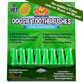Bodhi Dog finger toothbrush close-up showing soft bristles for gentle cleaning.