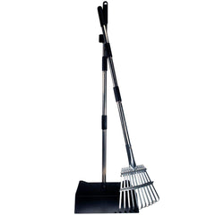 Bodhi Dog interlocking-bin and rake demonstrates easy storage and quick setup.