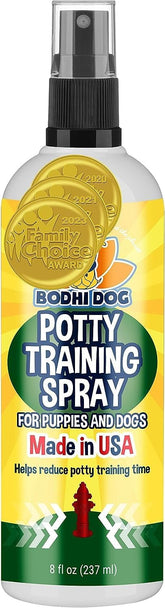 Bodhi Dog Potty Spray bottle front—indoor training aid for potty cues.