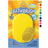Bodhi Dog Shampoo Brush featuring soft tips for gentle grooming and cleaner coats.
