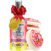 Bodhi Dog Sugar Cookie Cologne bottle for pets adds long-lasting freshness.